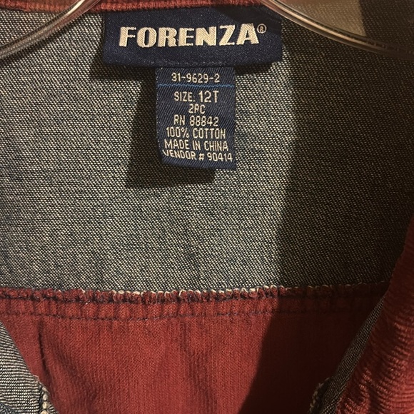 Vintage Forenza Jean corduroy Jean  Jacket - Picture 5 of 8